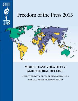 Freedom of the Press 2013