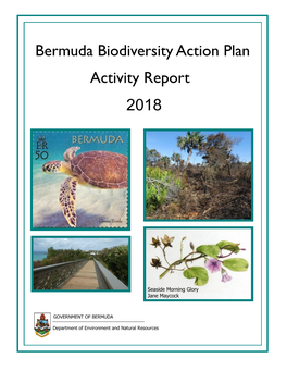 Bermuda Biodiversity Action Plan Activity Report 2018