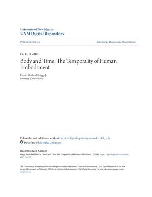 Body and Time: the Temporality of Human Embodiment