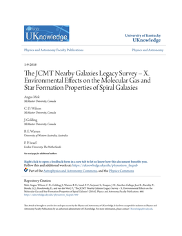 The JCMT Nearby Galaxies Legacy Survey – X. Environmental Effects on the Molecular Gas and Star Formation Properties of Spiral