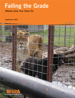 Failing the Grade: Alberta's Zoos Five Years on (2005)