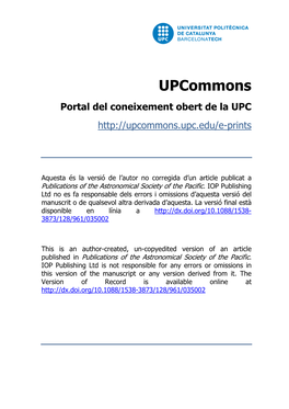 Upcommons Portal Del Coneixement Obert De La UPC