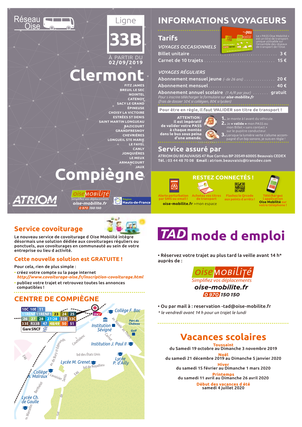 Clermont Compiègne Clermo Compie