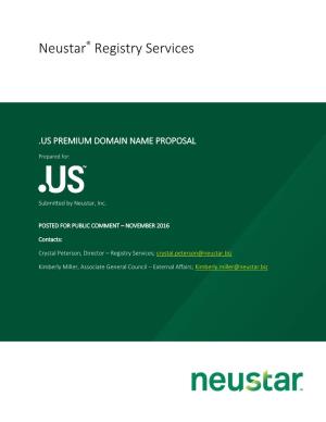 Neustar® Registry Services