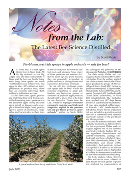 By Scott Mcart Pre-Bloom Pesticide Sprays in Apple