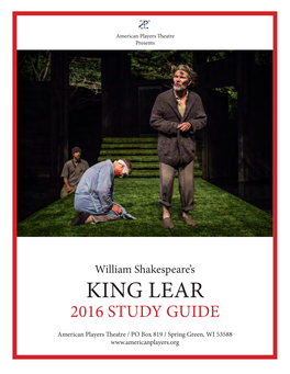 King Lear 2016 Study Guide