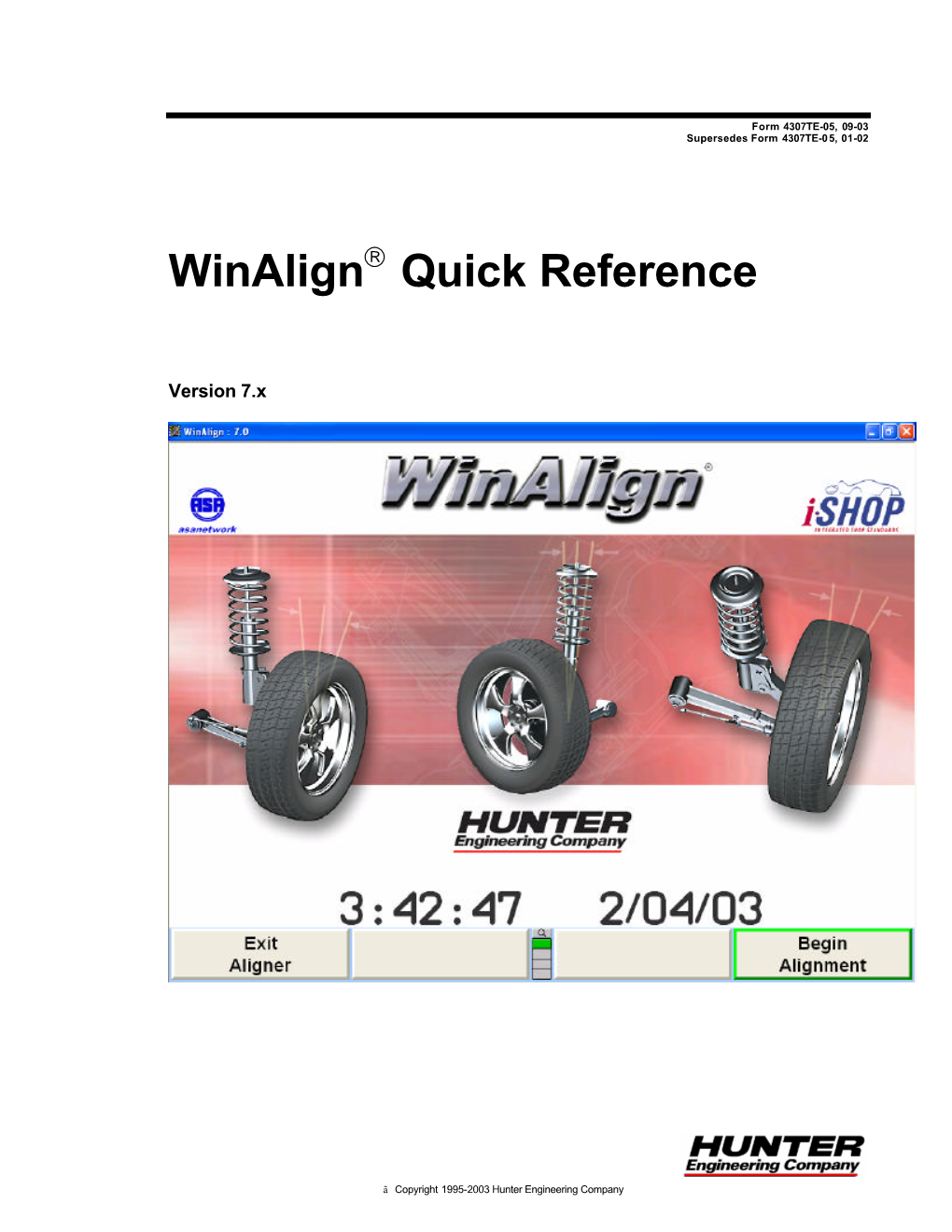 Winalign Quick Reference