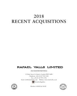 2018 Recent Acquisitions