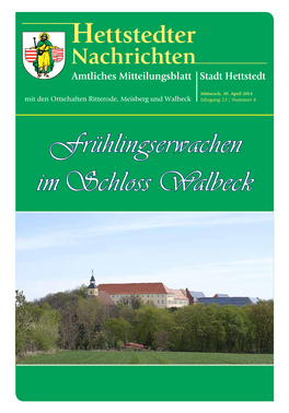 Frühlingserwachen Im Schloss Walbeck Hettstedt - 2 - Nr