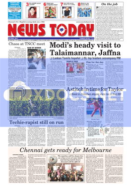 Modi's Heady Visit to Talaimannar, Jaffna
