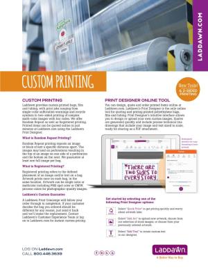 Custom Printing