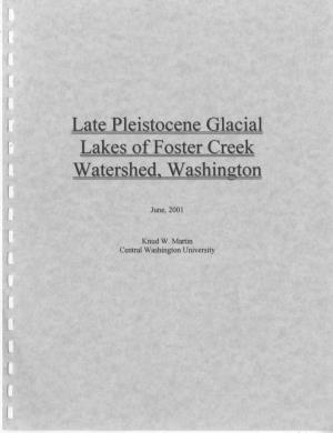 Late Pleistocene Glacial