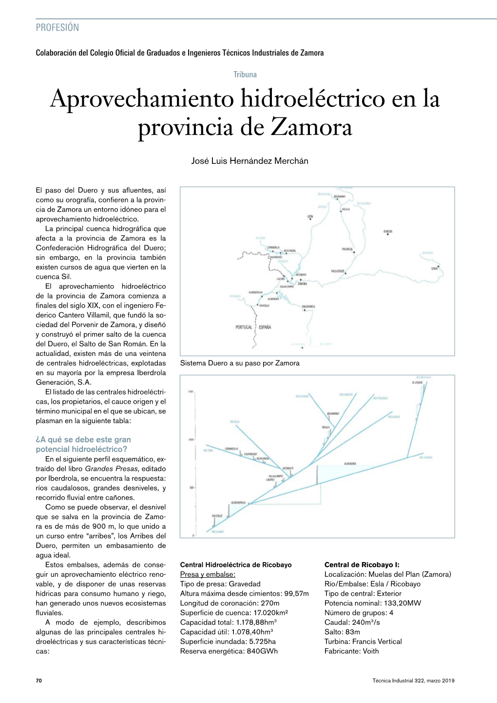 Aprovechamiento Hidroeléctrico En La Provincia De Zamora