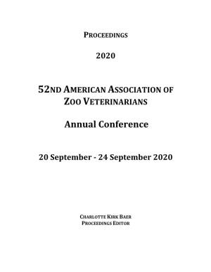 2020 AAZV Proceedings.Pdf