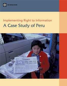 A Case Study of Peru