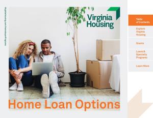 Home Loan Options Ebook