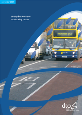 Quality Bus Corridor Monitoring Report