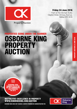 Osborne King Property Auction Property Auction 24 June 2016 Property Auction