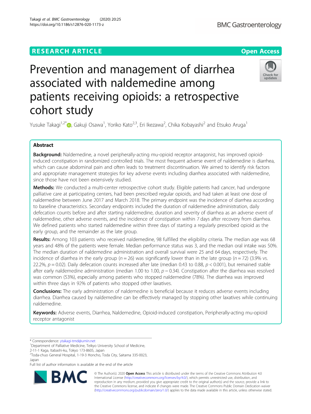 Prevention and Management of Diarrhea
