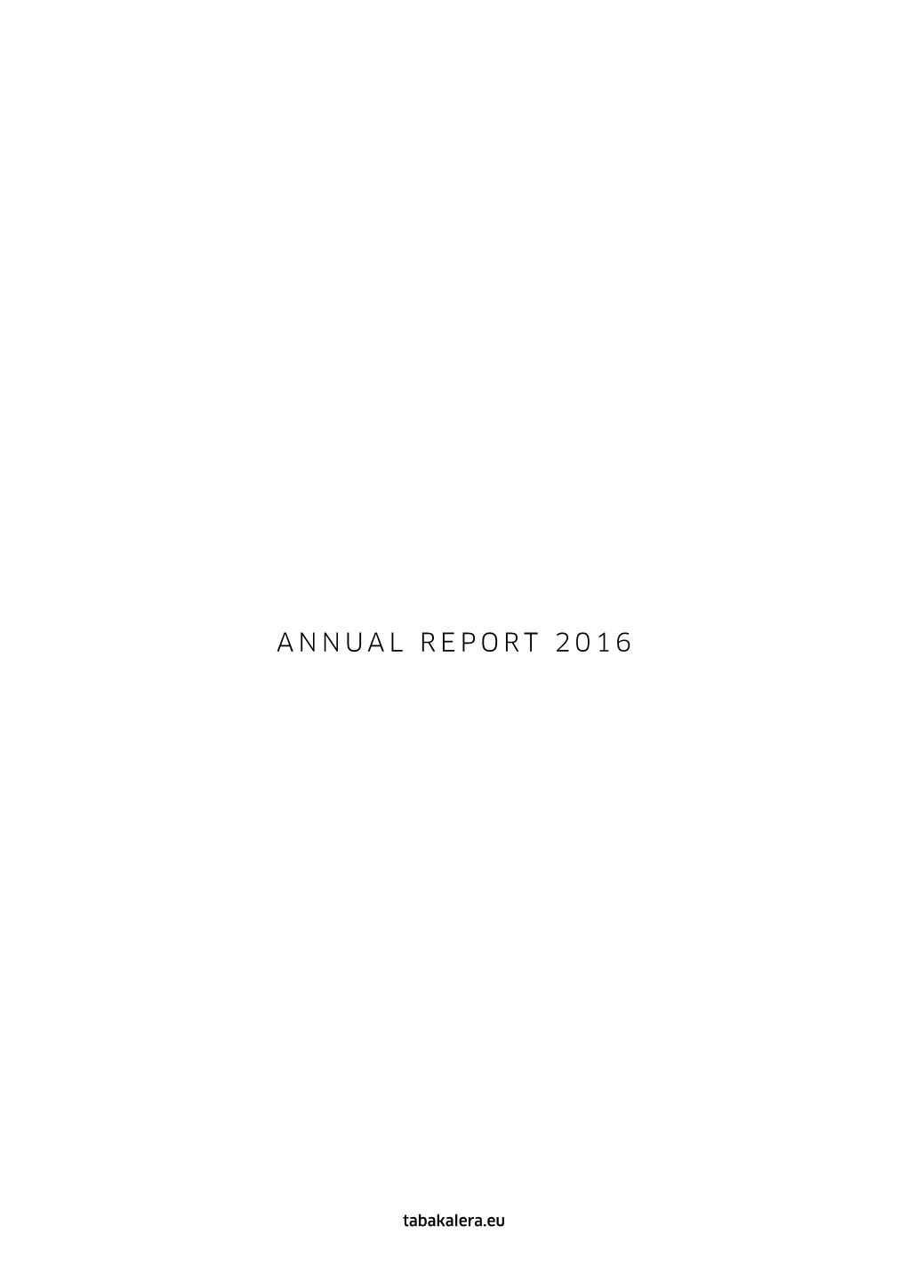 Annual Report 2016