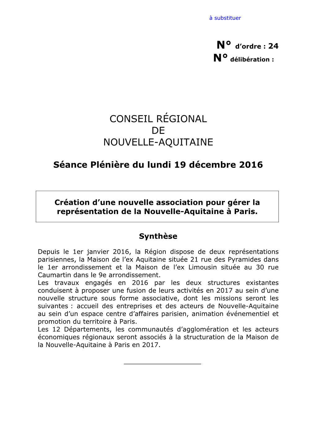 Conseil Régional De Nouvelle-Aquitaine