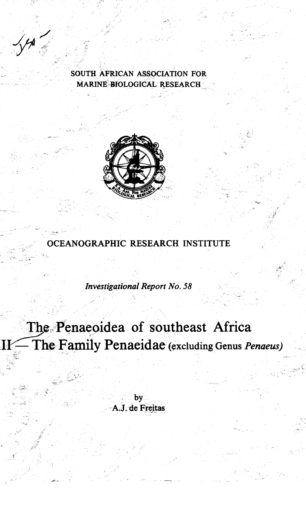 The Family Penaeidae(Excluding Genus Penaeus)