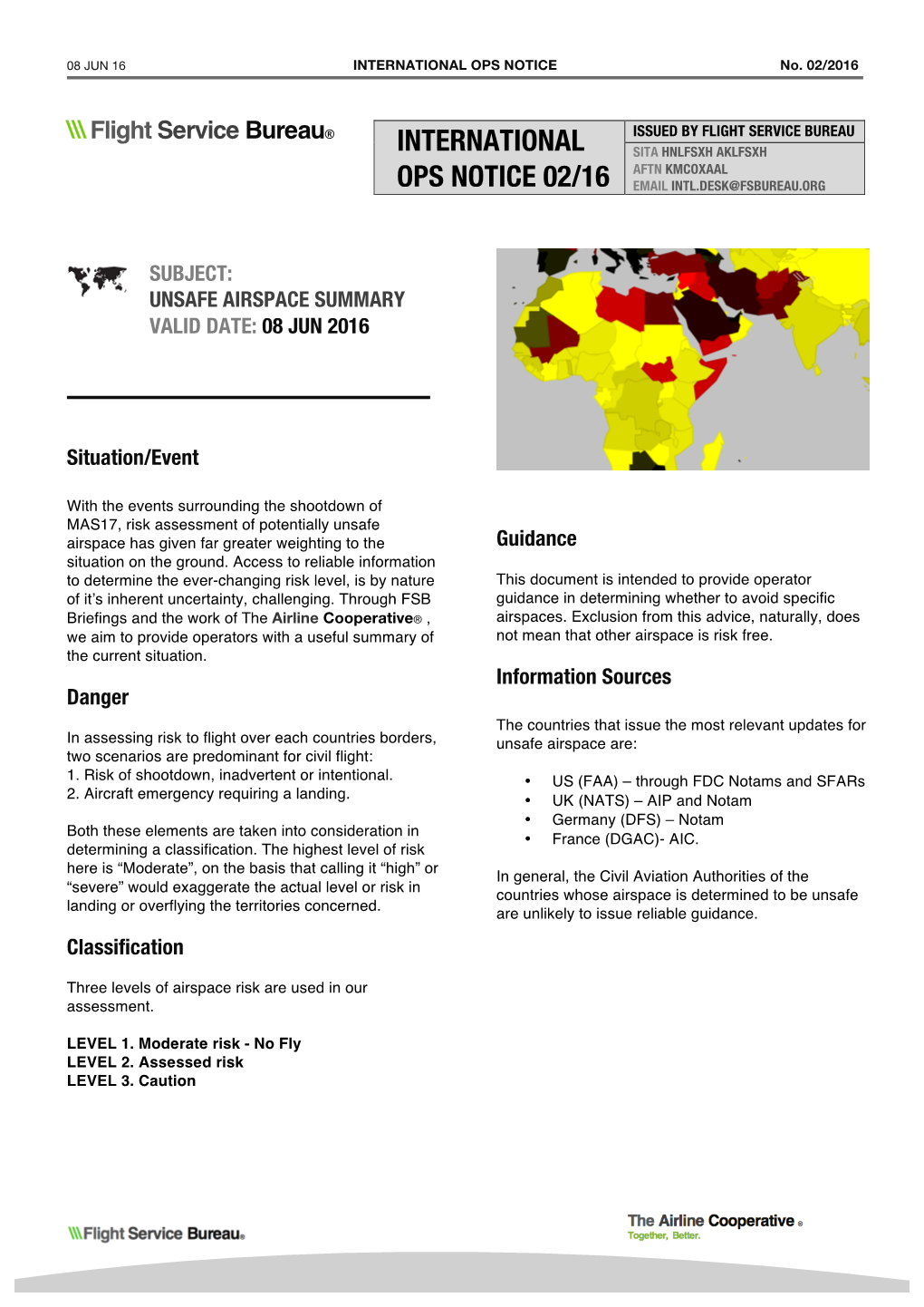 FSB ION 2016-02 Unsafe Airspace