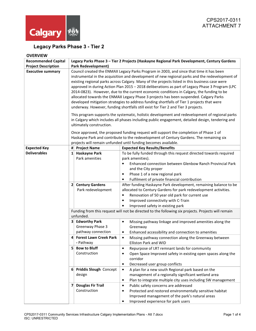 Legacy Parks Phase 3 - Tier 2