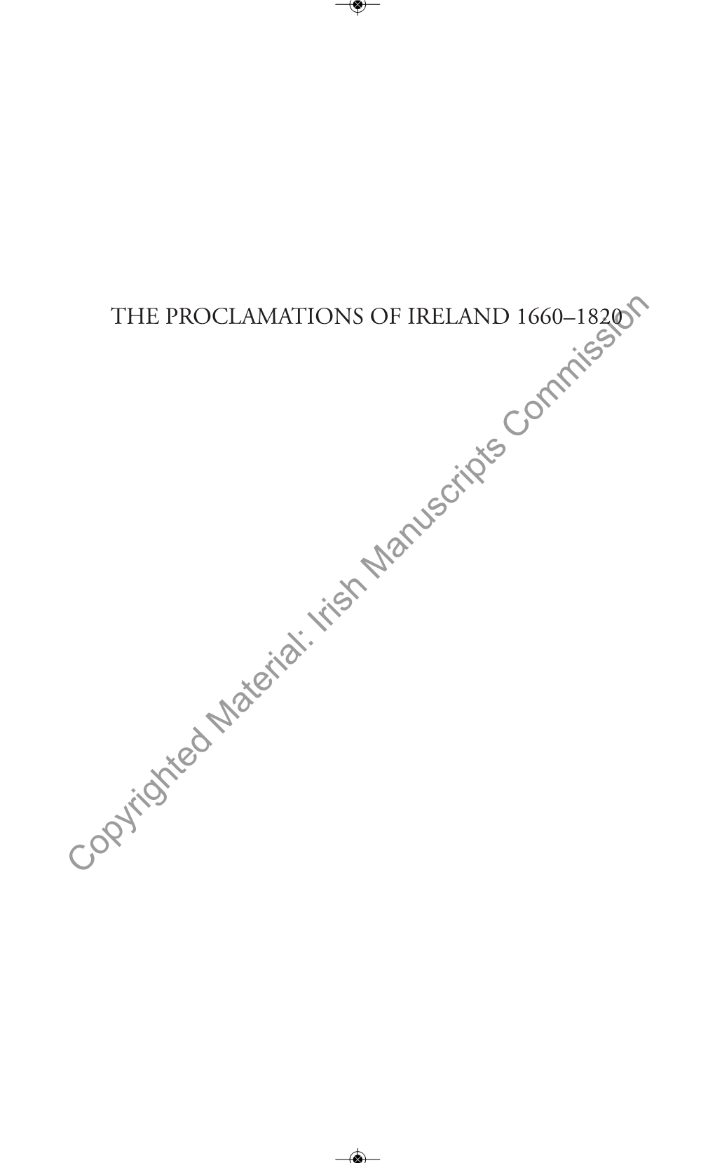 Copyrighted Material: Irish Manuscripts Commission