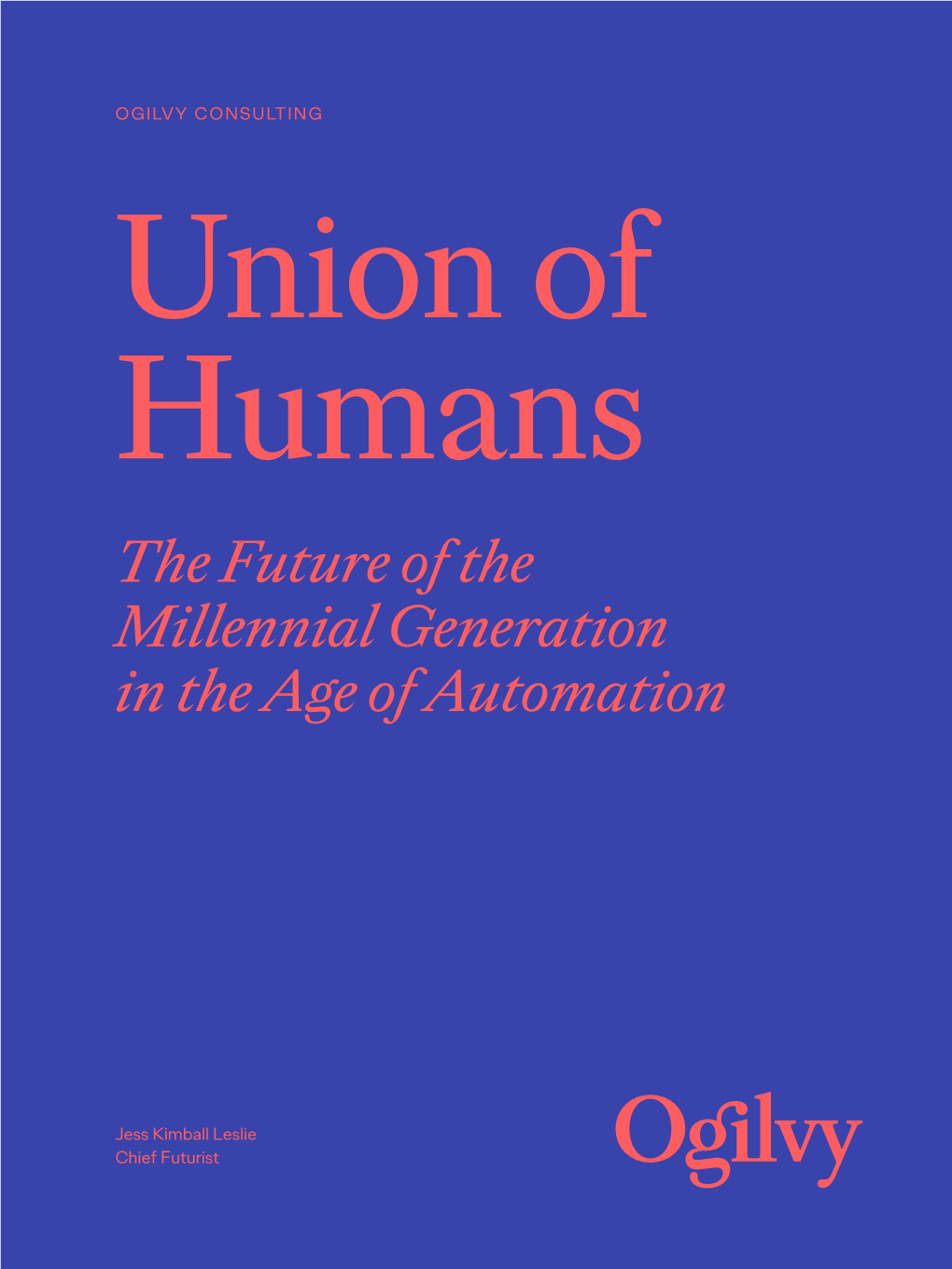 The Future of the Millennial Generation in the Age of Automation