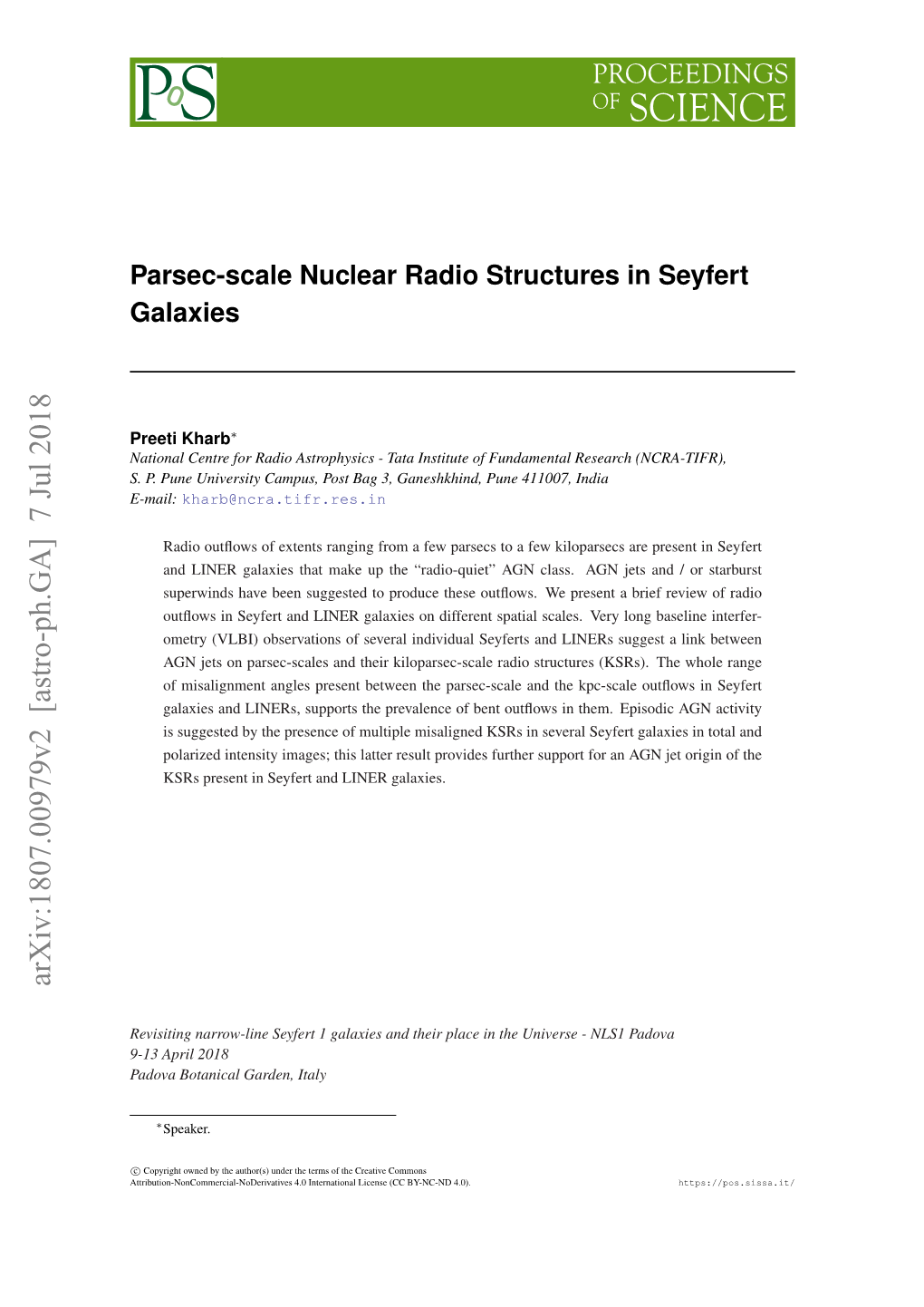 Parsec-Scale Nuclear Radio Structures in Seyfert Galaxies