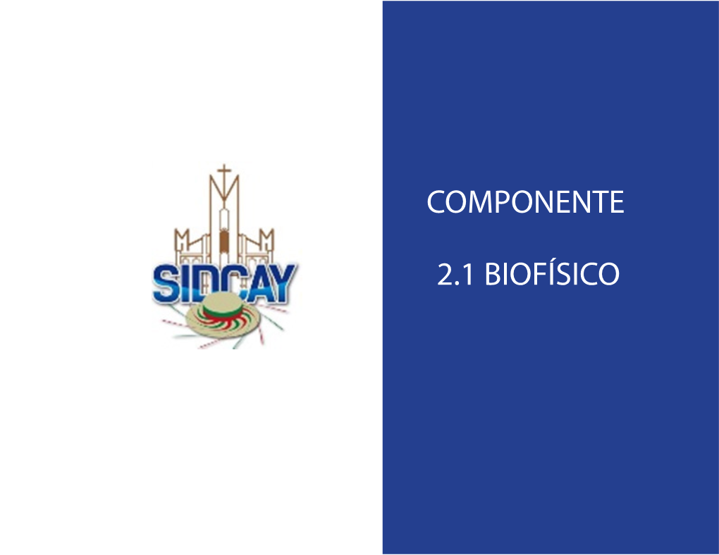 2.1 Biofísico Componente