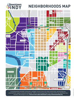 NEIGHBORHOODS MAP a B C D E F G 18Th St