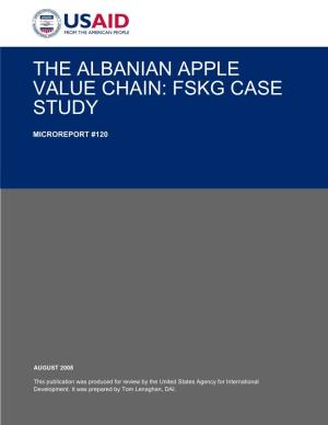 The Albanian Apple Value Chain: Fskg Case Study