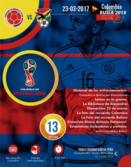 Revista Digital Eliminatorias Rusia 2018