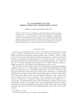 An Algorithm to Find Ribbon Disks for Alternating Knots