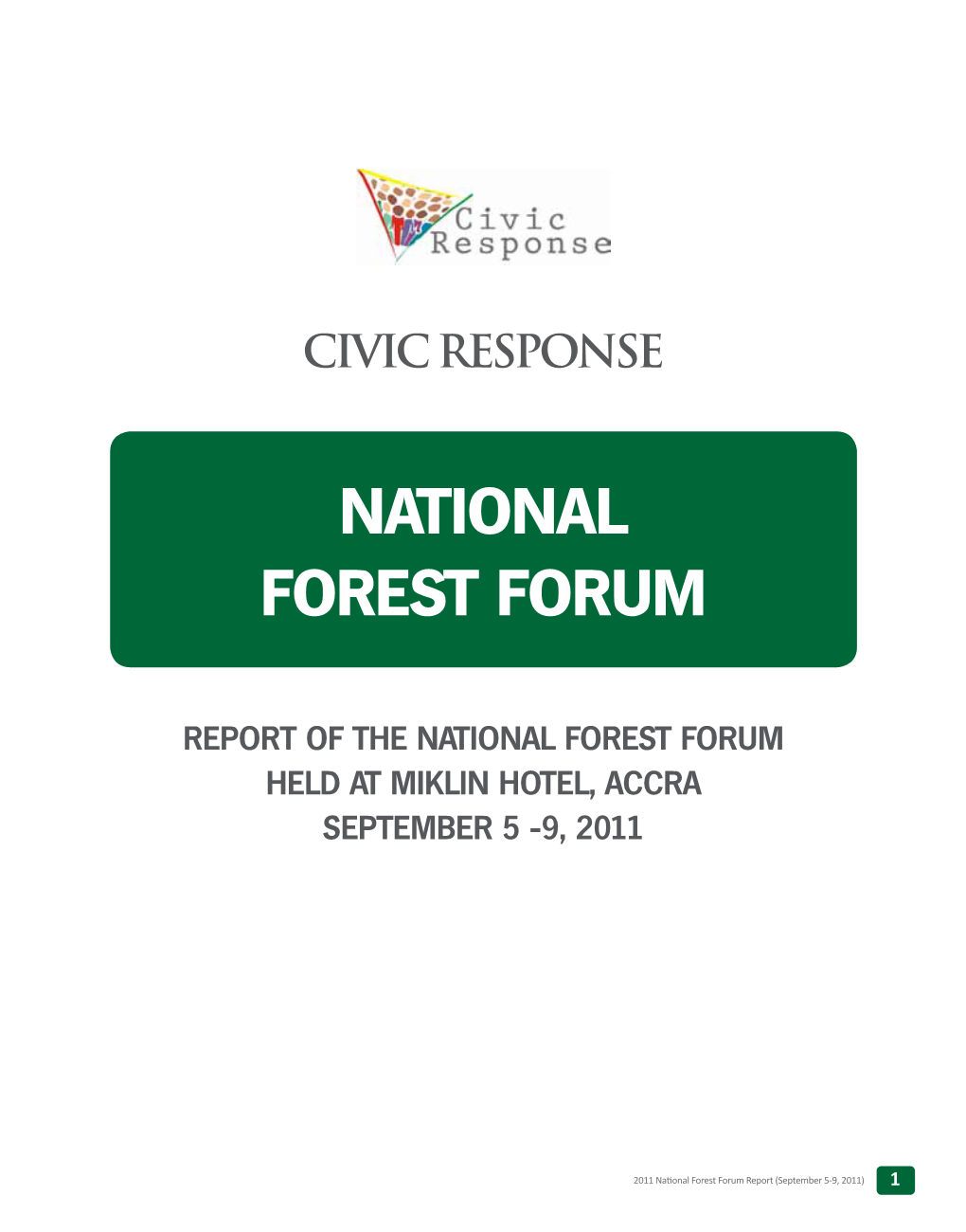 National Forest Forum