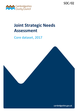 Joint Strategic Needs Assessment Core Dataset, 2017