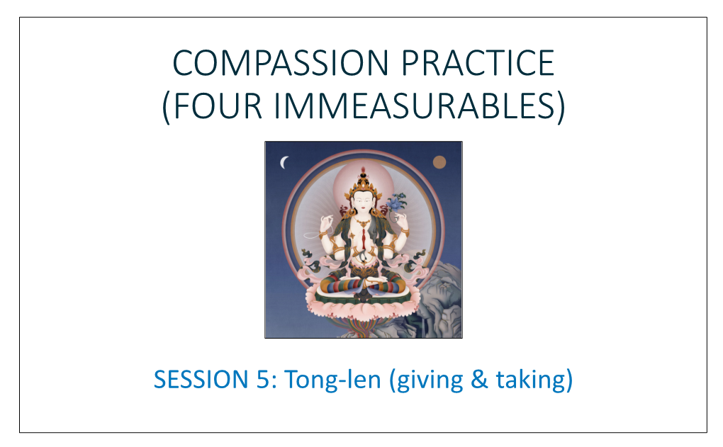 Compassion Practice (Four Immeasurables)