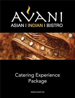 Catering Experience Package