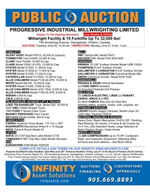Progressive Industrial Millwrighting Limited