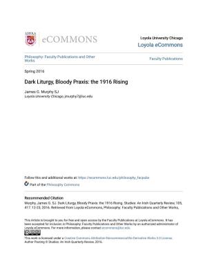 Dark Liturgy, Bloody Praxis: the 1916 Rising