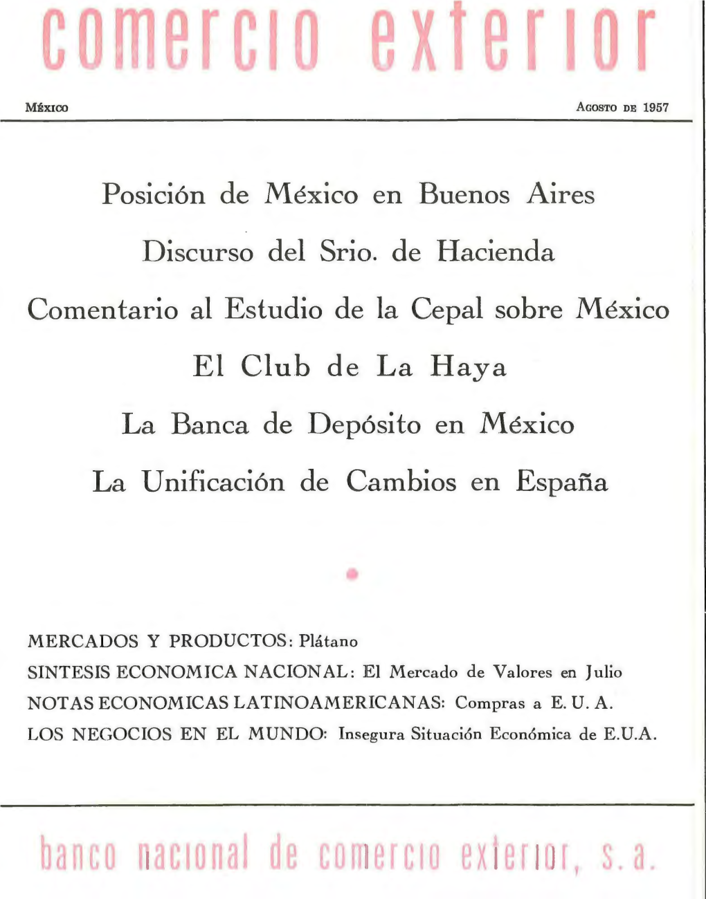 Banco Ac10nal De Comerc1o Exter1or, . A. BANCO NACIONAL DE COMERCIO EXTERIOR, S