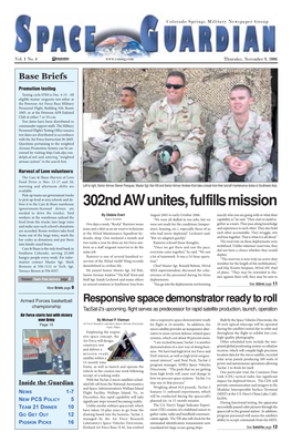 302Nd AW Unites, Fulfills Mission (Government-Licensed Drivers Are Needed to Drive the Trucks)