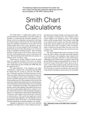 Smith Chart Calculations