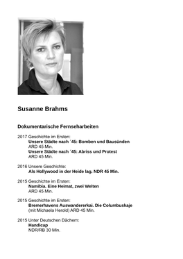 Susanne Brahms