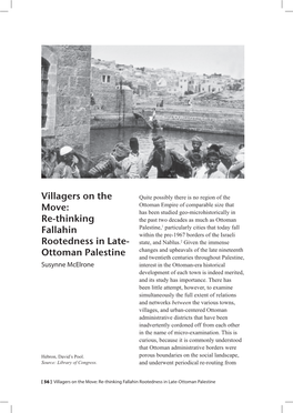 Villagers on the Move: Re-Thinking Fallahin Rootedness in Late-Ottoman Palestine Above