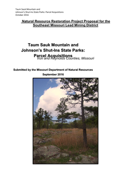 Taum Sauk Mountain and Johnson's Shut-Ins State Parks
