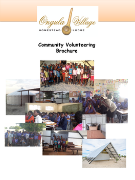 Ongula Volunteering Brochure.Pdf