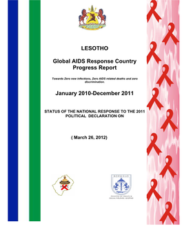 LESOTHO Global AIDS Response Country Progress Report January